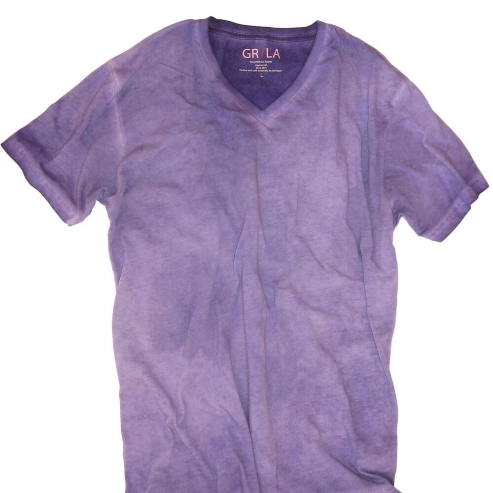 Short sleeves V-Neck Mens T-shirts